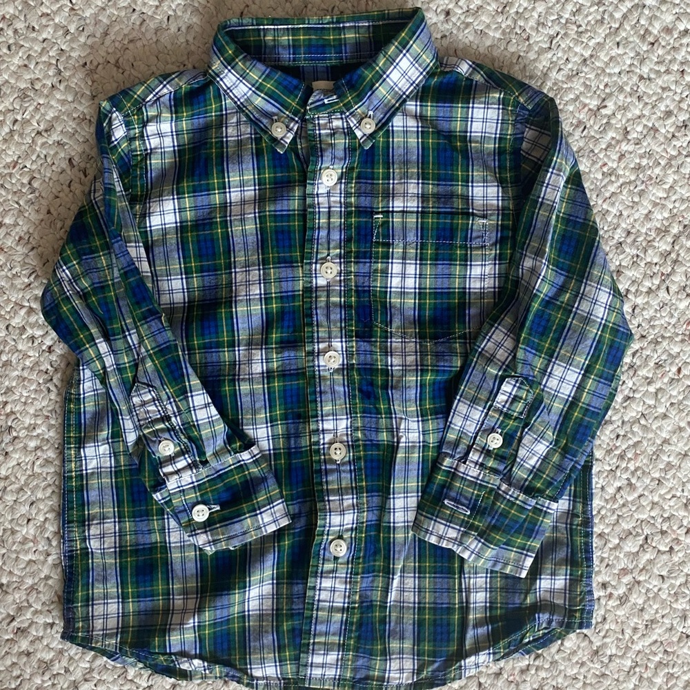 Crewcuts LS Plaid Woven Shirt